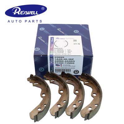 China Car Japanese Parts Brake Pads Brake Shoes on Sale K9999 44060-4A00G 53200-72M00 1A20-26-38Z for Nissan Mazda Suzuki Hustler 2014 for sale