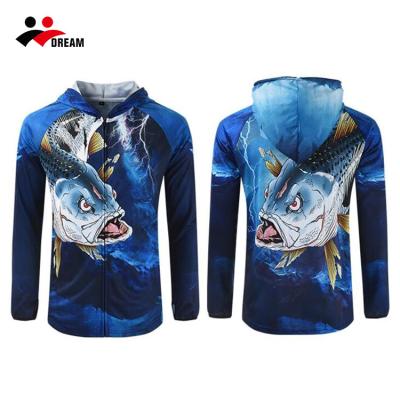 China Wholesale Anti-UV UPF Outdoor Tuna Fishing Jersey Fishing Wear for sale