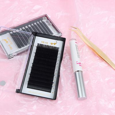 China Matte /soft mink eyelash extension sebrian classic lashes soft private label natural eyelash extensions customized for sale