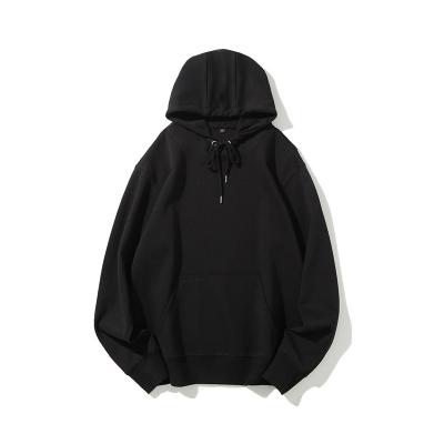 China Breathable Hooded Hooded Solid Color Plus Size Casual Loose Plush Hoodie 390g Plush Hoodies Unisex for sale