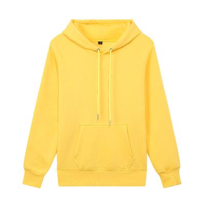 China Breathable Winter Thick Fleece Plus Size Mens Plain Plain Hoodies Logo Pullover Sweatshirts for sale