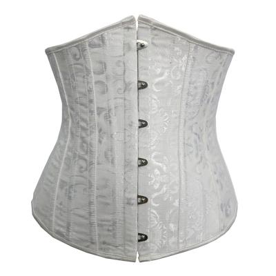 China Antibacterial Steel Waist Clip Corset Antibacterial Bone Jacquard Corset 26 Abdominal Corset for sale