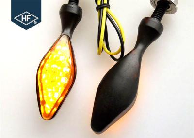 Cina Il motociclo universale di mercato degli accessori di 2 PCS accende il metallo Amber Black Blinkers del LED in vendita