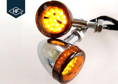 China Chrome 20 LED Aftermarket Motorcycle Lights For Harley / Honda / Yamaha for sale