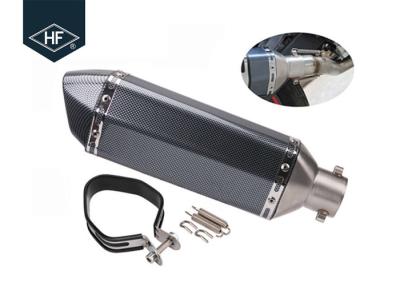 China 38 - 51mm Universal Motorcycle Muffler , Kawasaki Aftermarket Motorcycle Mufflers for sale