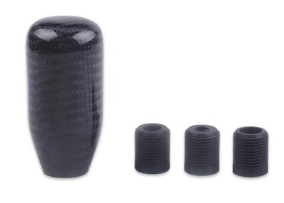 China Black Carbon Fiber Modified Gear Knob Standard Automatic Gear Knob for sale