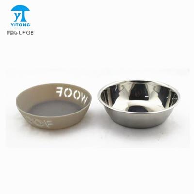 China Viable Replacement 12oz Stainless Steel Dog Bowls For Pet Feeding Station For Small Dogs And Cats for sale