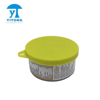 China Non Refillable Pet Food Can Lids, Universal BPA Free Silicone Can Lids Covers for Dog and Cat Food, One Can Lid to Fit Most Standard Size for sale