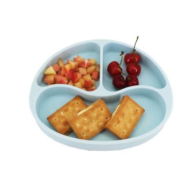 China Traditional Silicone Baby Bowl Baby Dishes Silicone Dishes For Kids Baby Suction Dishes for sale