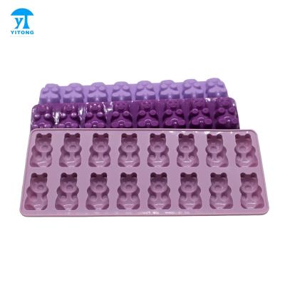 China Viable custom silicone cake bakeware mold, ice cube tray, soap, chocolate mold, for sale