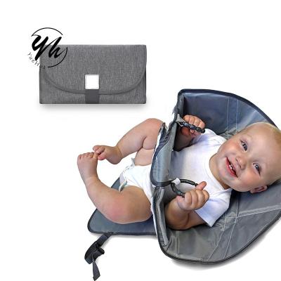 China Travel Anti-theft Infant Water Resistant Diaper Clutch Baby Changing Pad for Baby Diaper for sale