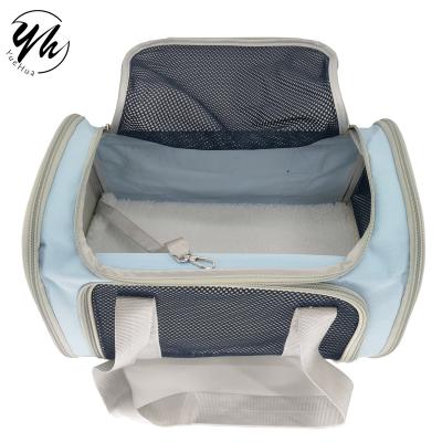 China 2021 Best Cheap Foldable Dog Cat Travel Pet Viable Portable Carrier Soft Bag Foldable Backpack For Pet Outdoor Packing Bag for sale