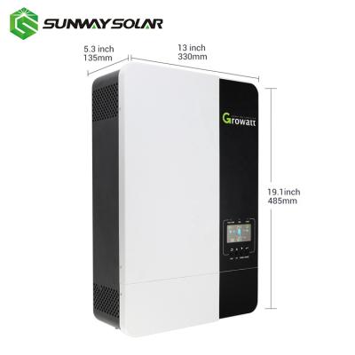 China Max 6 Units In Factory Wholesale Parallel FREESHIP WIFI Growatt SPF3500ES SPF5000ES Off Grid Inverter 3.5KW 5KW Solar Panel Solar Inverter For Grid for sale