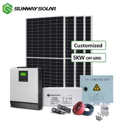 China Home Customized Solar Off Grid 15kw Solar Power System 15kw Off Grid Home Panel System for sale