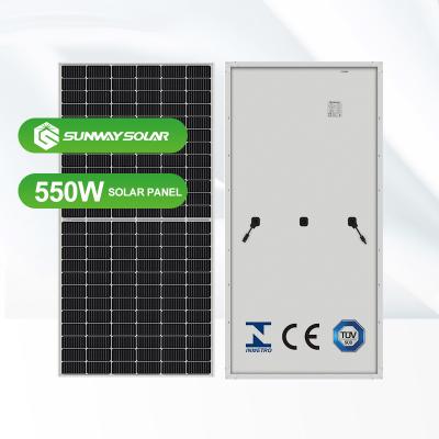 China Inmetro Painel De 400W 300w Brazil 450w 550w 540w 530w 535w 660w 400w Hot Sale Inmetro Painel Solar Bifacial Solar Panel 182*182mm for sale