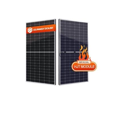 China Solar Power System Solar Panel Hjt 700 watt 700w mono solar panel Hjt solar panel for home solar system Iraq for sale