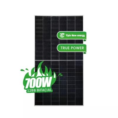 China HJT Solar Power System Monocristalino Solar Panels 600W 610W 620W 700w Factory Price Monocristalino Solar Panels 600w Glass-Glass Mono Panel for sale