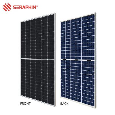 China SERAPHIM Bifacial Solar Panel 400W 450W 500W 550W 600W 700W 1000W Photovoltaic Solar Power System Mono Half Cell Panels PV Module Factory Price for sale