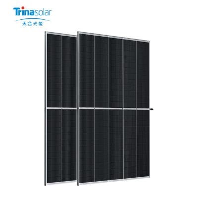 China Best price and size quality trina summit solar panel solar home system bifacial mono solar panel 400w half cells for home from china for sale