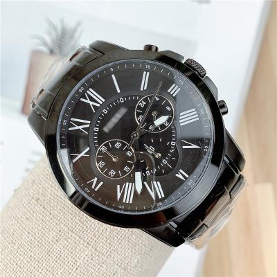 China Factory direct multi-function chronograph watch men's stainless steel quartz waterproof business FS watch for sale