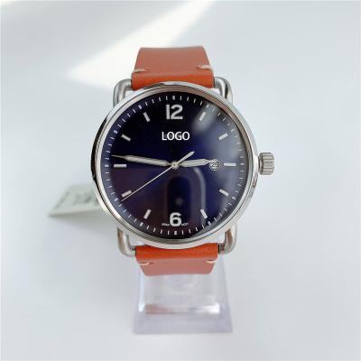 China Amazon Hot Selling Men's Copeland Stainless Steel Water Resistant And Date Quartz Leather Casual Watch for sale