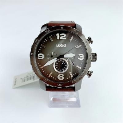 China New Fashion Custom Unique Design Mens Military Stainless Steel Quartz Chronograph Men's Wrist Chronograph Watch JR1424 for sale