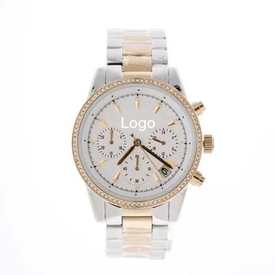 China High Quality Chronograph NEW Gift For Mk Women Stainless Steel Luxury Quartz Watches Ladies for sale