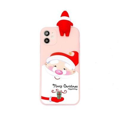 China Shockproof Christmas Soft Phone Case For Apple 11 Pro Max Se XR 7P Christmas Deer IMD Soft Shell for sale