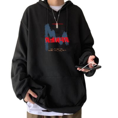 China Wholesale Fleece Mens Anti-wrinkle Winter Hoodie Fashion Casual Sweatshirt Hip Hop Streetwear for sale