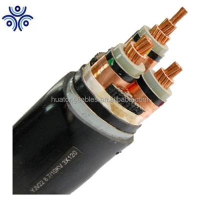 China Underground CE listed 4 core 95mm copper xlpe power cable for sale