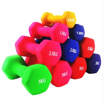 China Sponge Type Fitness Dumbbell Design New Home Workout Neoprene Dumbbell Set Hand Weights Dumbbell Set Vinyl Coated Dumbbell Free Weights hex weight for sale