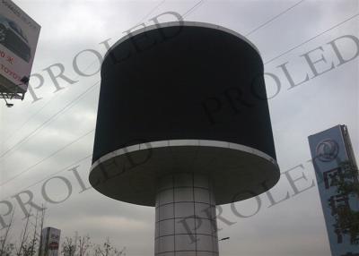 China Outdoor Cylinder Creative LED Display Customized Size Stable Control System for sale