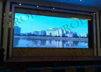 China Large Auditorium Indoor Led Display Signs , Demostration Flat Screen Advertising Display for sale