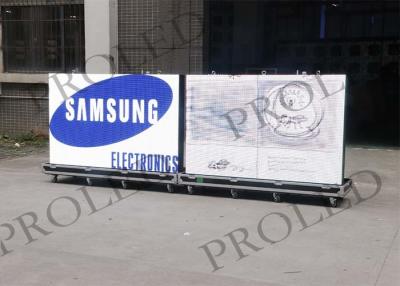 China Large Flexible Outdoor Advertising LED Display TV High Contrast Dust Proof for sale