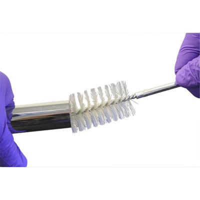 China Custom Nylon Tube Cleaning Brush For Lab Bottle Brush Inner Hole Pipe Brush Cleaning Extended Round for sale