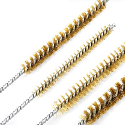 China Factory Custom Steel Wire Pipe Cleaning Brush Steel Wire Hole Cleaning Interior Cleaning Brush for sale