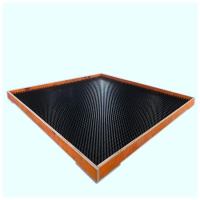 China Cleaning and Backing PVC Punch Board Brush Nylon Cube Shape PVC Board Strip Rub Brush for sale