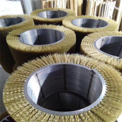 China Custom External Large Diameter Coil Spiral Cleaning Brush / Spring Spiral Coiling Brush for sale