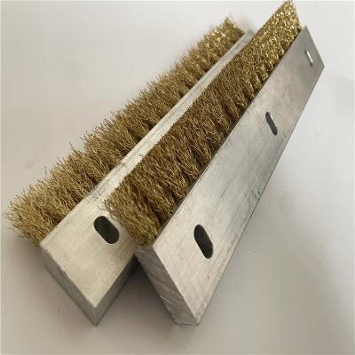 China Steel wire brush aluminum alloy material nylon high temperature wear-resistant various dusting characteristics for sale