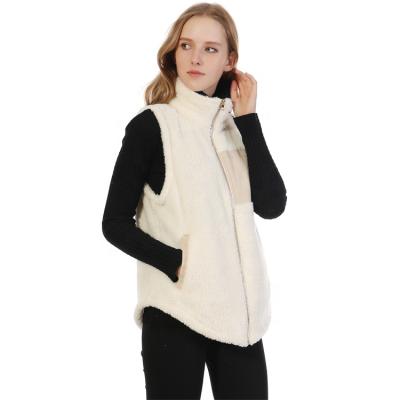 China China Sustainable Factory Hot Selling Monogrammed Soft Sherpa Fleece Vest for sale