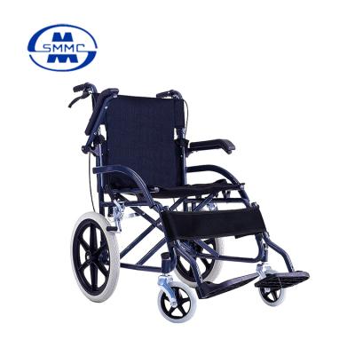 China Powder Foldable Steel Frame Flip-Up Armrest Liner Foldable Manual Folding Lightweight Wheelchair Steel Frame Back For The Disabled for sale