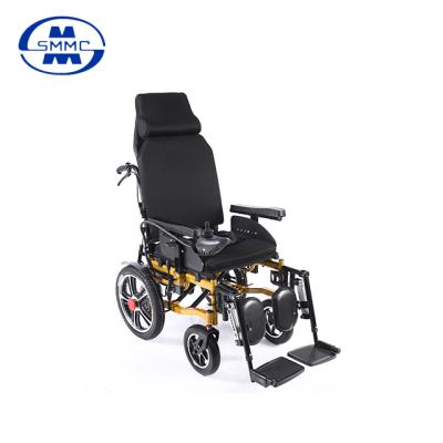 China Aluminum Alloy Cheap Price Folding Light Weight Used Power Electric Aluminum Wheelchair For Disabled for sale