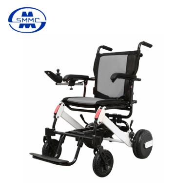 China Lightweight Aluminum Alloy Folding Power Wheelchair For Elderly And Disabled People for sale