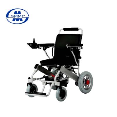 China Aluminum Alloy Electric Folding Aluminum Wheelchair For Elderly And Disabled People for sale