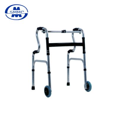 China Lightweight Aluminum Twist And Parallel Folding Rollator Walker With Front Wheels For Older Adults for sale