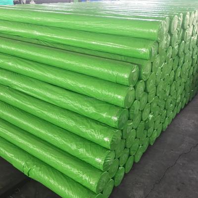 China New Water Resistant Fruit Material Green Orange Color Small Rolls Finished Tarps PE Sheet Fabric Tarpaulin Classes Sun Proof Water Proof for sale