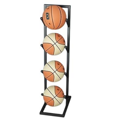 China Assemble China Basketball and Football Exhibition Rack Sporting Goods Display Rack for sale