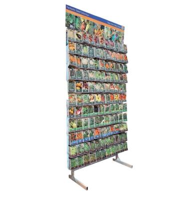 China Durable Flower Rack Flower Grid Seed Vegetable Display Stand for sale