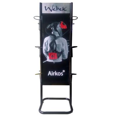 China Hot sale helmet store display stand hanger for helmet fit rack metal display rack the good for sale