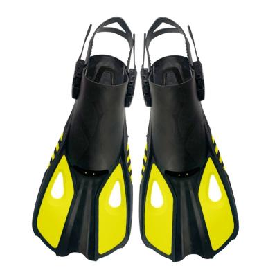 China Professional Adjustable PP+TPR TPR Swimming Training Snorkeling Fins For Adults for sale